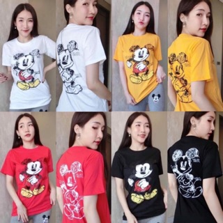 🤡พร้อมส่ง🤡เสื้อยืดแฟชั่น Cotton 💯%