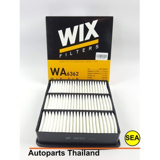 ไส้กรองอากาศ WIX สำหรับ MITSUBISHI E-CAR , CEDIA CK2 , GLXi 4G63   WA6362 (1ชิ้น)