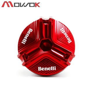 MOWOK อุปกรณ์เสริมรถจักรยานยนต์ Cnc เติมน้ํามันเครื่องคุณภาพสูงสําหรับ Benelli Trk 502 Leoncino 500 200 Bj250 Bj500 Tnt 125 300 600 502c