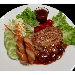 (ขายดี)​ซอสบาบีคิวสไปซี่ ซอสราดสเต็ก ขนาด 1000 ml