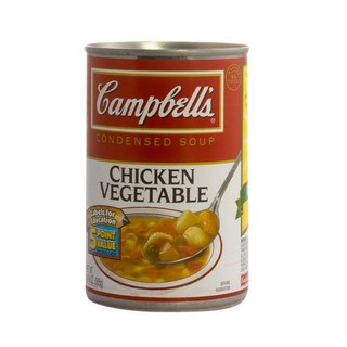 Campbells Chicken Vegetable Soup 305g  แคมเบลล์ซุปผักไก่ 305 กรัม