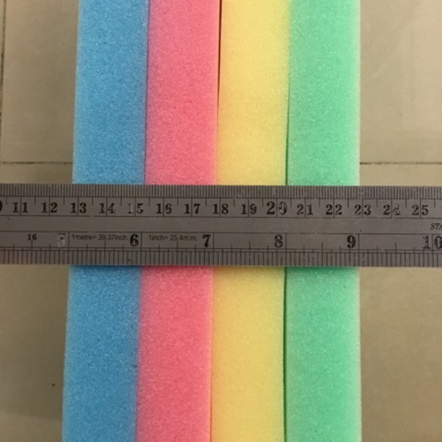 ฟองน้ำ หนา1” ขนาด5.125”x12”