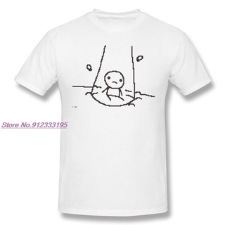 เสื้อยืดผ้าฝ้ายพิมพ์ลายขายดี เสื้อยืด พิมพ์ลาย The Binding Of Isaac ขนาดใหญ่ แฟชั่นฤดูร้อน สีขาว