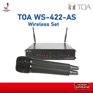 Dual Wireless Set Handheld TOA WS-422-AS/1Y/ ไมค์ลอย มือถือคู่ ย่าน UHF คลื่นความถี่ 803-806 MHz