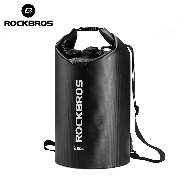 【TH Delivery】【TH Delivery】ROCKBROS กระเป๋ากันน้ำ PVC หลายขนาดี 2L/5L/10L/20L/30L/40L น้ำหนักเบา กันน้ำ 100% แบบสะพายหลัง เหมาะสำหรับว่ายน้ำ วิ่ง และแคมป์ปิ้ง