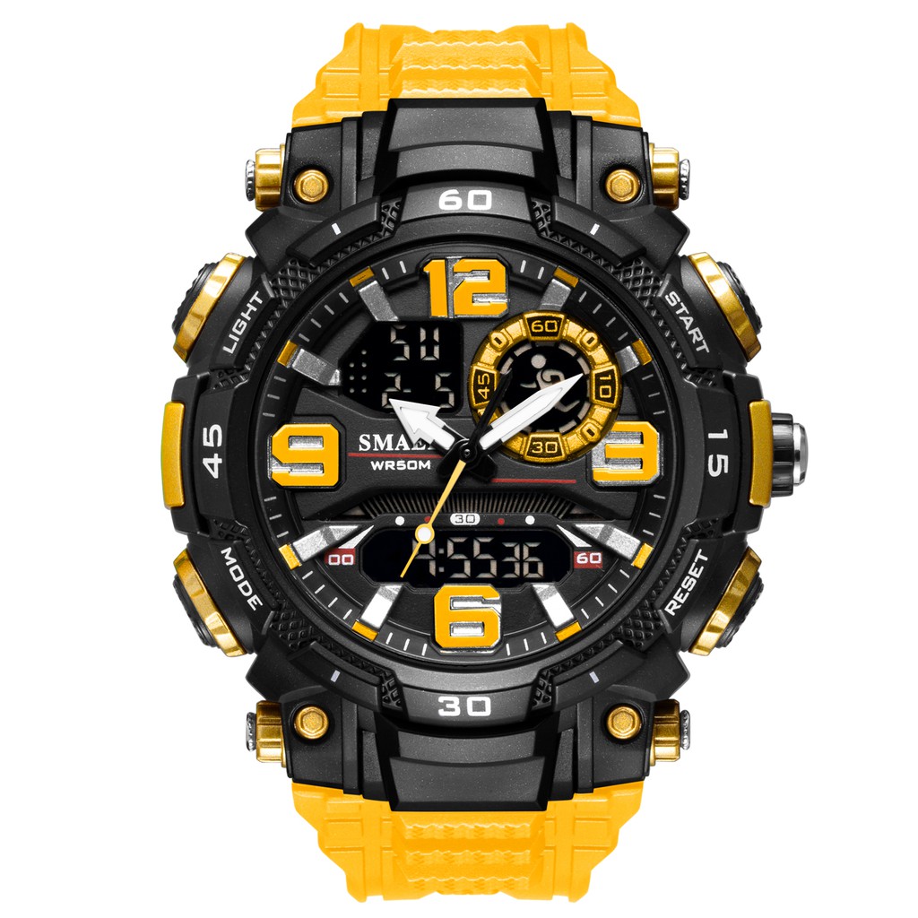 Smael Trend Sports Dual Display Watches 1921 New Fashion Wateproof Quartz Digital Watch