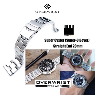 สายนาฬิกา strapcode Super Oyster straight end 20mm (ปลายตรง Straight End)