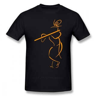 ใหม่ เสื้อยืดแขนสั้น ผ้าฝ้าย 100% พิมพ์ลายกราฟฟิค Krishna Hare Krishna Awesome สไตล์สตรีท สําหรับผู้ชาย และผู้หญิง ทุกเพ