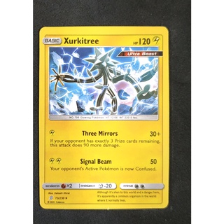 Xurkitree Basic 70/236 เด็นจูโมคุ Pokemon Card (Normal) ภาษาอังกฤษ