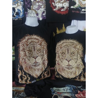 🆕เสื้อยืดลายไทย​ ลายสิงโต🦁🦁