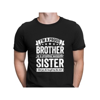 เสื้อยืดผ้าฝ้าย 100% พิมพ์ลาย Brothers ของขวัญ แฟชั่นฤดูใบไม้ผลิ และฤดูใบไม้ร่วง สําหรับครอบครัวSize S-5XL