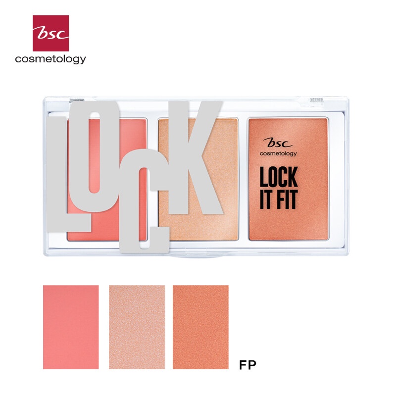 BSC COSMETOLOGY Lock It Fit Absolute Romance Perfect Blush Palette