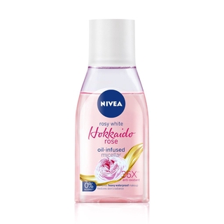 nivea rosy white hokkaido rose oil-infused Micellar 125ml เวีย โรซี่ ไวท์ ฮอกไกโด โรส ออย-อินฟิวส์ ไมเซล่า 0 กก.