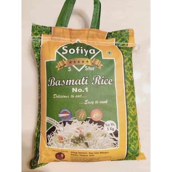 Sofiya  Basmati Rice 5kg.