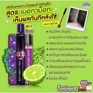 เมจิ บัตเตอร์ฟลายแฮร์เซรั่มจัดแต่งทรงผม/ปัดคิ้วขนตา/แต่งผมดำ (ซอง)