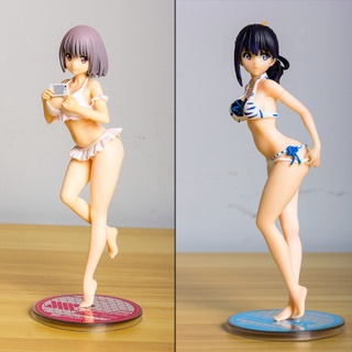 Alphamax Sss.Gridman Akane Shinjou Takarada Rikka 1/7 ชุดว่ายน้ําโมเดลพีวีซีของเล่นสําหรับเด็ก 15ซม.