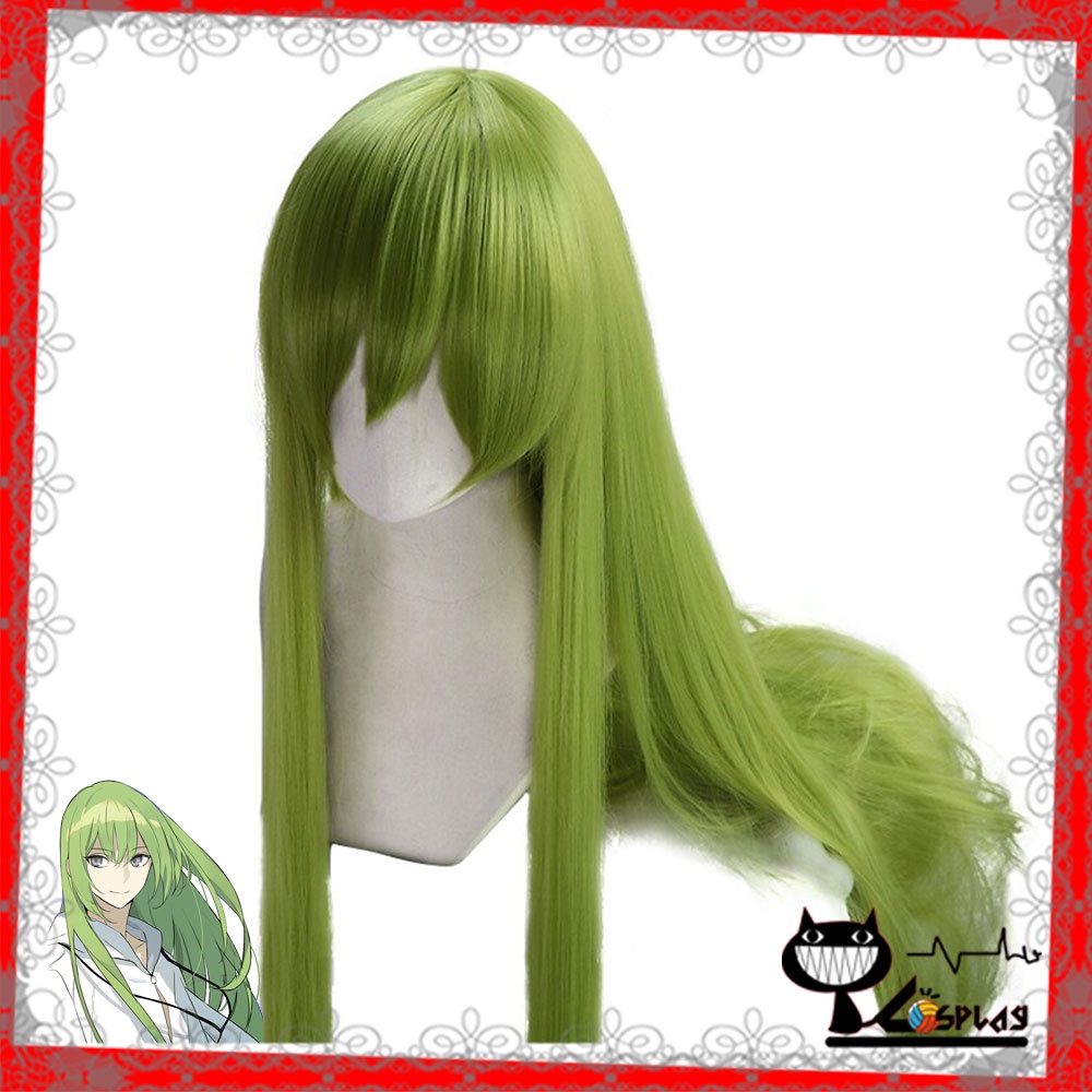 [มีจําหน่าย] วิกผม/วิกผม Enkidu - Fate/Grand FGO สีเขียว [Miu Cosplay]