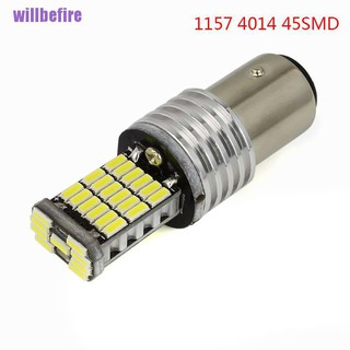 Willbefire 1157 ไฟท้าย ไฟเบรก Led Canbus P 21w 5W Bay 15 D 45 Led Smd 4014