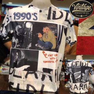 ส่งฟรี!!!เสื้อยืด พิมพ์ลายแนววินเทจ by pop vintage