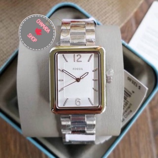 🍃FOSSIL Atwater Silver Dial Ladies Stainless Steel Watch Item