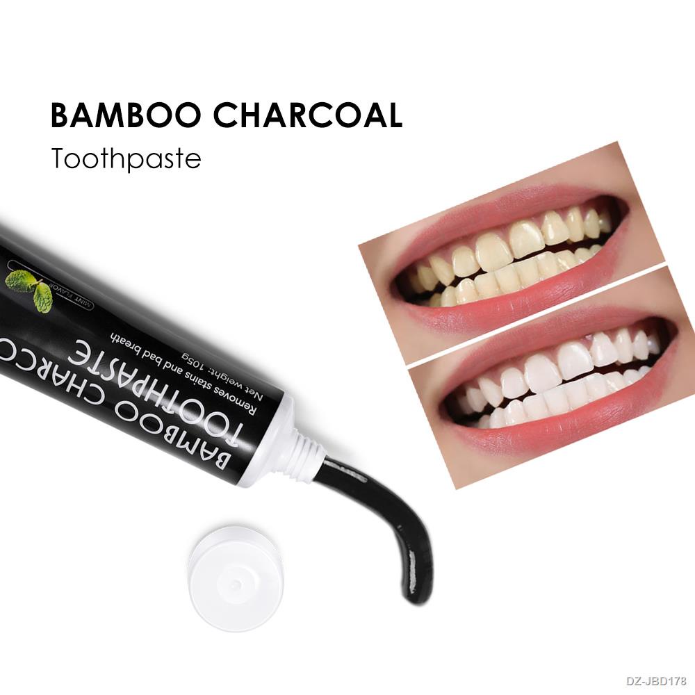 ยาสีฟัน Organic Activated Charcoal Toothpaste Teeth Whitening Natural ...