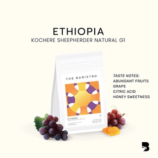 เมล็ดกาแฟ คั่วอ่อน - Ethiopia Kochere Sheepherder Natural G1