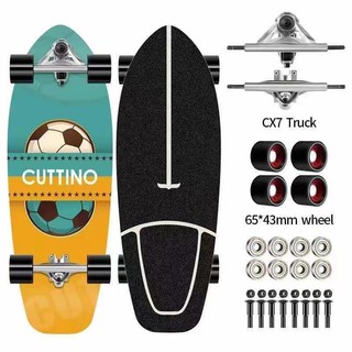 【FuHua Shop】พร้อมส่งจากไทยSurf skateboard แกว่งได้สเก็ตบอร์เซิฟสเก็ตบอร์ดGeele CX7 สเก็ตบอดกระดานโต้คลื่นบกกระดานฝึกเล่น