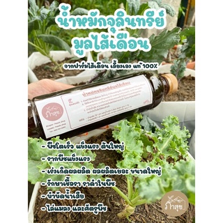 🪱🌱น้ำจุลินทรีย์ มูลไส้เดือน 500ml.🌱🪱 ปุ๋ยน้ำ จุลินทรีย์น้ำ น้ำสกัดมูลไส้เดือน ไร้สารเคมี