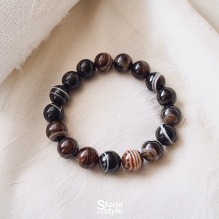 Stonemestyle-อาเกต ขนาด 10 มิล หินมงคล เสริมดวง มั่งคั่งร่ำรวย ช่วยให้อารมณ์ดี โชคลาภเงินทอง