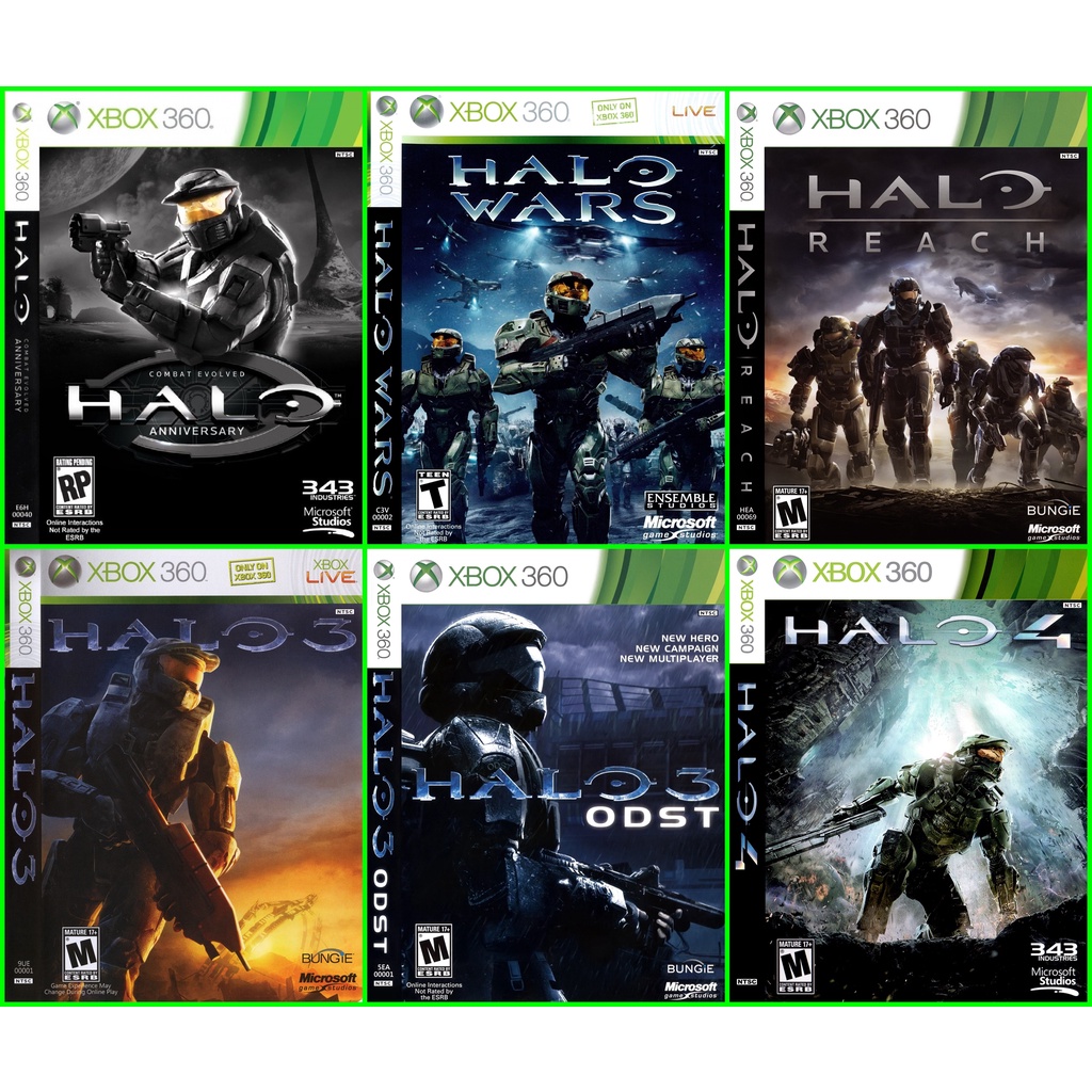 Halo ทุกภาค ของ xbox 360 สำหลับเครื่องแปลง RGH/JTAC  LT2.0 LT3.0
