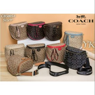 กระเป๋า coach ปั๊มทุกจุด สายปั๊มโคช สายถอดได้ งานสวยแป๊ะ