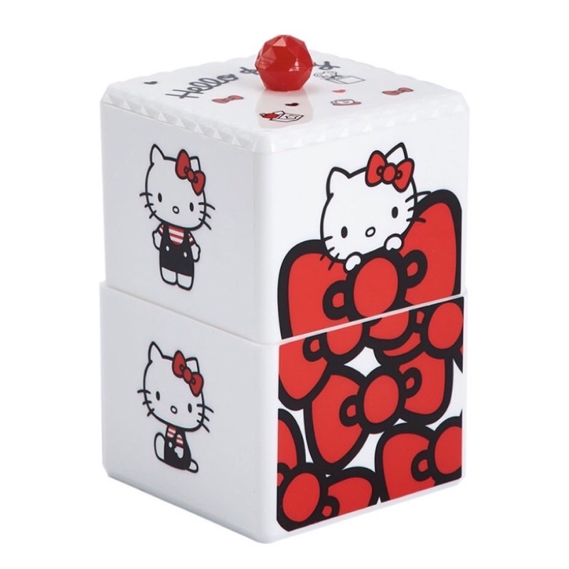 กล่องใส่สำลี Hello Kitty SANRIO ลิขสิทธิ์แท้💯