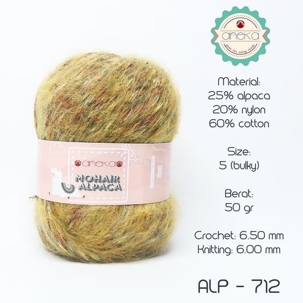 VARIOUS - ALPACA MOHAIR YARN - 712