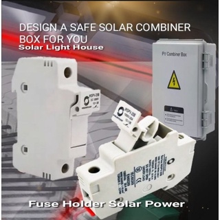 ฐานฟิวล์ DC 1000V 32A 1P Fuse Holder Solar Power Worldsunlight