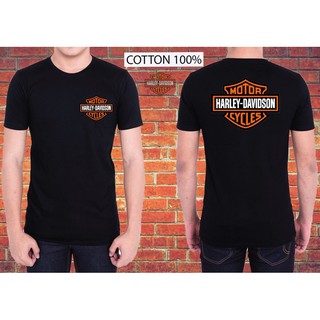 เสื้อHarleyDavidson ผ้าcotton #ไม่หด #ไม่ย้วย #ไม่ต้องรีด