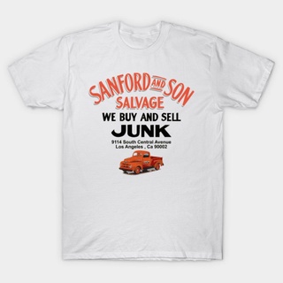 เสื้อยืดโอเวอร์ไซส์เสื้อท็อป ลาย Sanford &amp; Son SalvageS-3XL