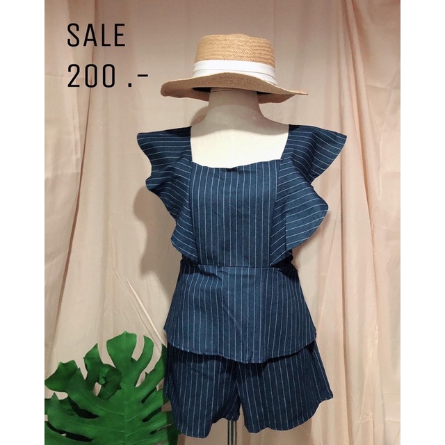 ชุดset2ชิ้น ผ้ายีนส์ ชุดเซ็ทผ้ายีนส์ setผ้ายีนส์