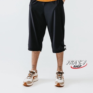 กางเกงวิ่งรัดรูปขาส่วน สำหรับผู้ชาย กางเกงกีฬา ออกกำลังกาย Mens Running Cropped Trousers