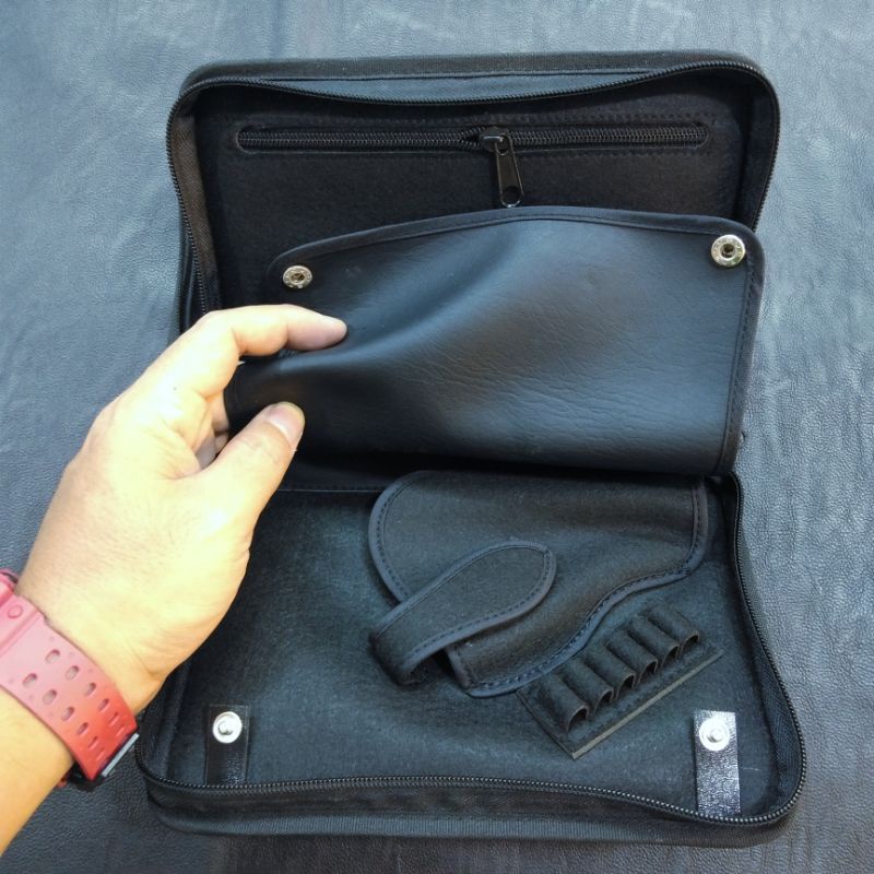 กระเป๋าใส่ปืu ลูกโม่ MP2 (เป็นรูปแบบกระเป๋าเอกสาร)