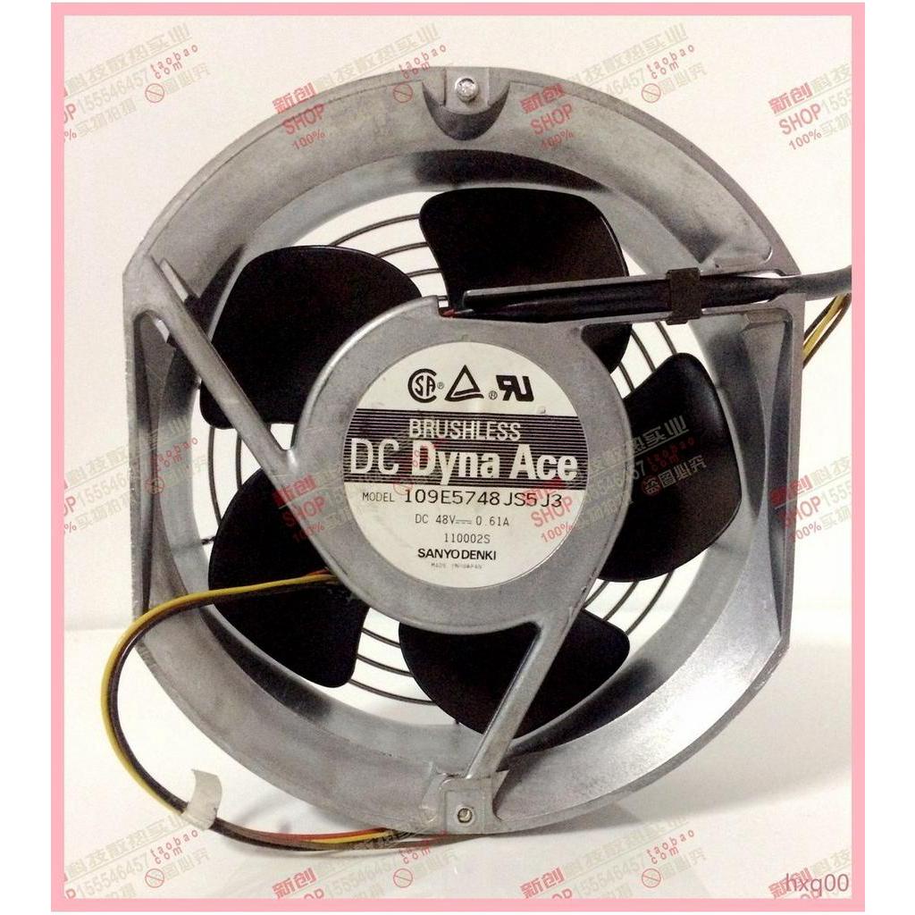 ของแท้ Sanyo 17251 48V 0.61A 48V 109E5748JS5J3 ตู้พัดลมปริมาณอากาศขนาดใหญ่พิเศษ