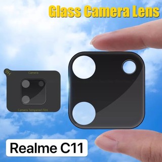 [ส่งจากไทย] ฟิล์มเลนส์ดำ ฟิล์มกระจกเลนส์กล้อง Realme C11 ฟิล์มเลนส์กล้อง กันกระแทก ปกป้องกล้องถ่ายรูป ฟิล์มกระจก ฟิล์มกล