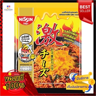 นิสชินซองรสไก่เผ็ดเกาหลีชีส 60ก.NISSIN BAG HOT CHICKEN CHEESE 60G.