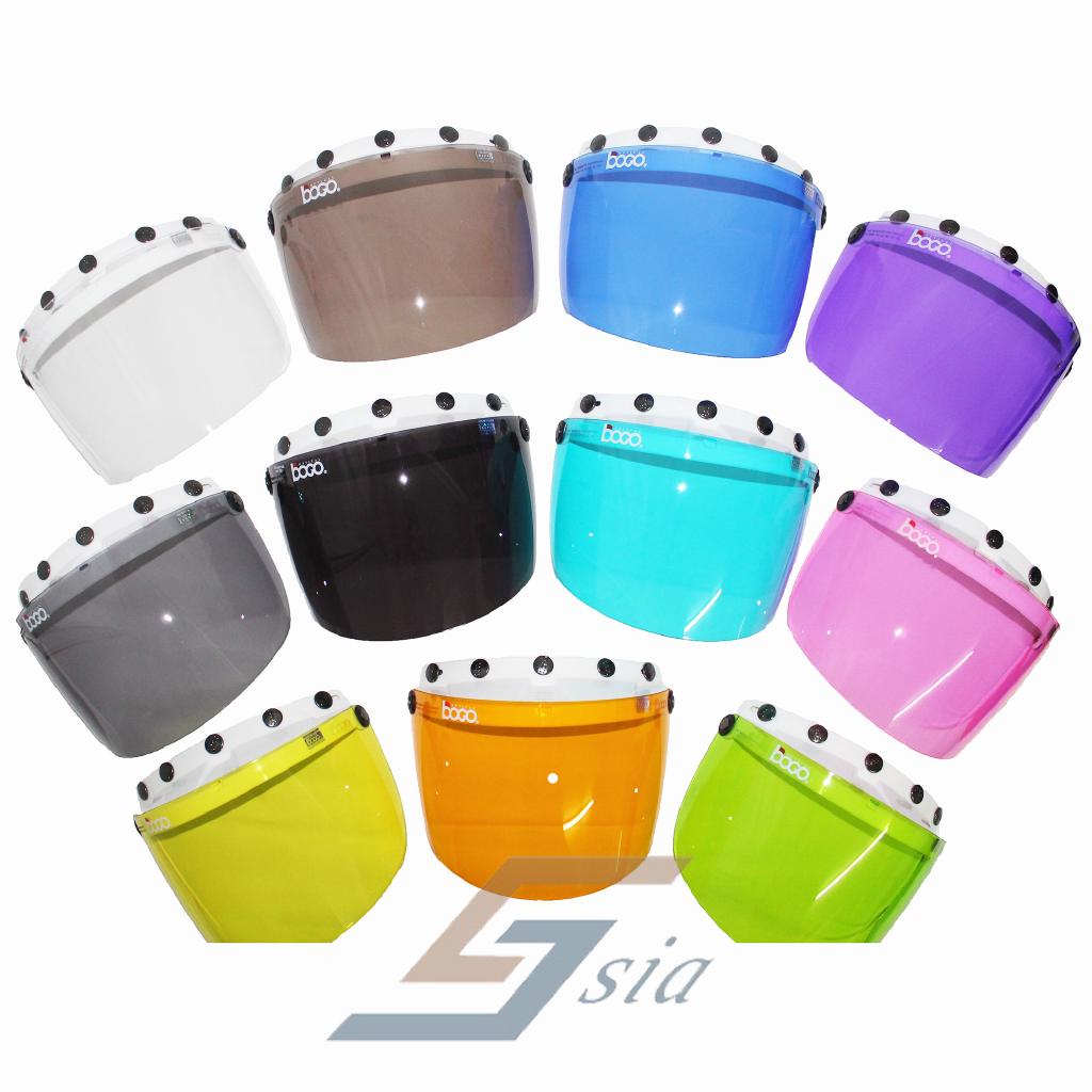 Bogo BG05 Visor ฝาครอบปุ่มกด 5 ปุ่ม สีขาว