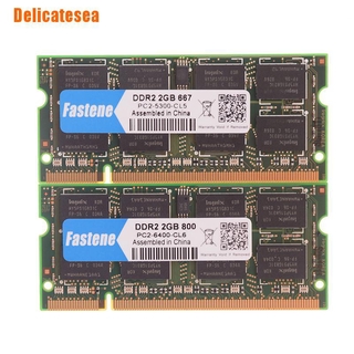 (Delicatesea) แรมแล็ปท็อป โน้ตบุ๊ก 2 Gb Ddr2 Pc2-6400 667 Mhz 800Mhz