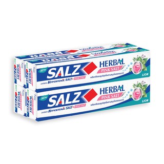 🔥HOT🔥 ซอลส์ เฮอร์เบิล พิงค์ ซอลท์ ยาสีฟัน ขนาด 160 กรัม แพ็ค 4 กล่อง Salz Herbal Pink Toothpaste 160 g x 4