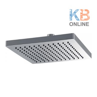 KS-04-352-50 ฝักบัวก้านแข็ง 20 ซม. ทรงเหลี่ยม | Rain Shower Head 20x20 cm (ABS) KARAT FAUCET KS-04-352-50