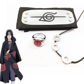 ชุดเครื่องแต่งกายคอสเพลย์ Akatsuki Naruto Uchiha Itachi