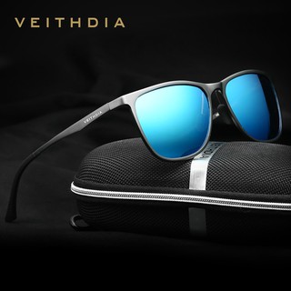 VEITHDIA Unisex แว่นตากันแดด Polarized กระจกอลูมิเนียม