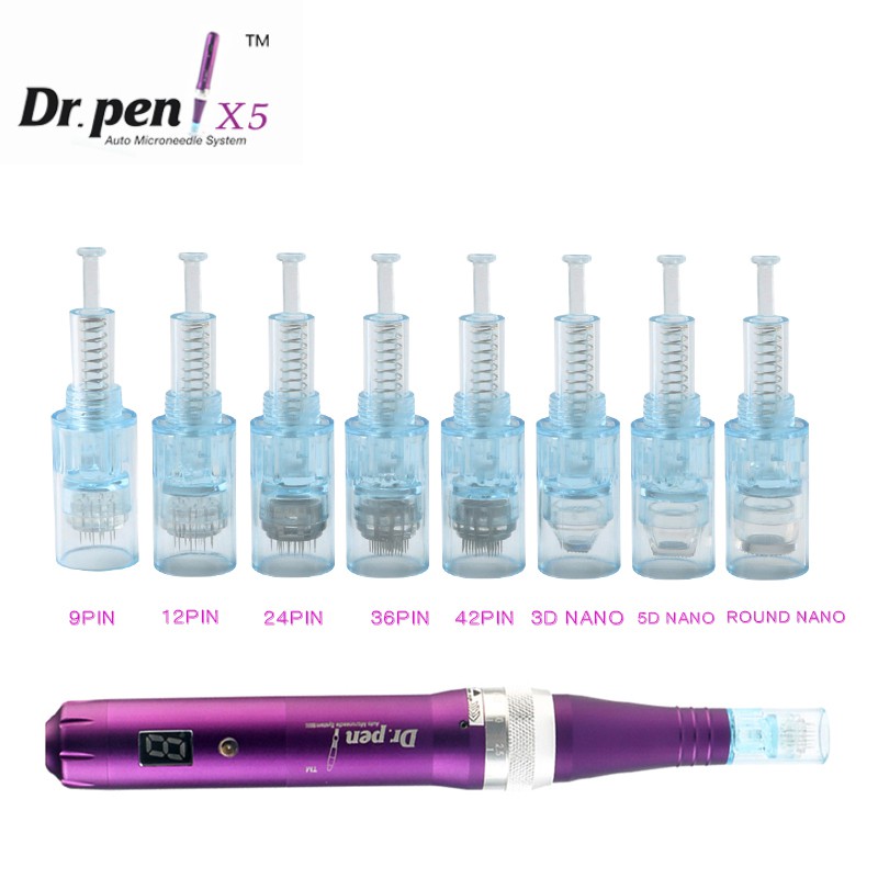 อะไหล่หัวเปลี่ยน หัวเข็มนาโน Dermapen Micro Needle สําหรับ Dr.Pen รุ่น Ultima X5 (สำหรับทำ Meso หน้า