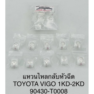 แหวนรองแป๊บไหลกลับหัวฉีด Toyota d4d,vigo,fortuner,commuter,innova